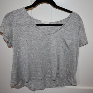 Lush striped pocket tee